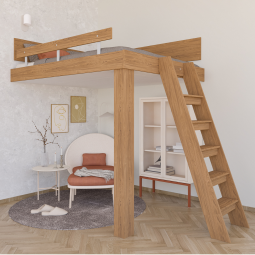 Postele Patrové dvojlůžko, roh